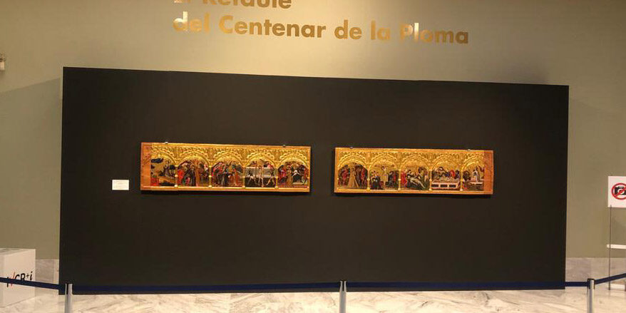 Exposició del Retaule del Centenar de La Ploma en el Museu de B.B.A.A. de València Exposició del Retaule del Centenar de La Ploma en el Museu de B.B.A.A. de València
