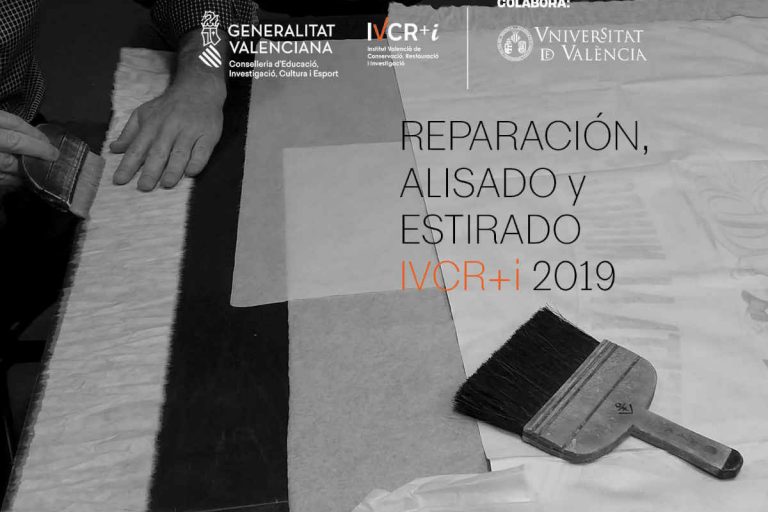 Reparació, allisatge i estiratge. Luis Crespo. IVCR+I 2019