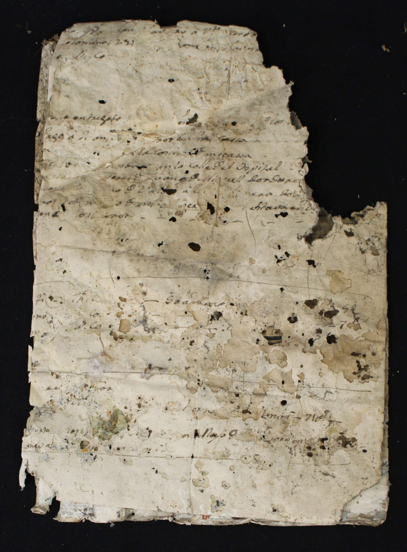 Plànol policromat del penyal de Gibraltar, Biar, Alacant.